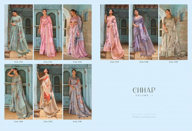 Bhumi Chhap 1 Festive Wear Wholesale Printed Saree Catalog
